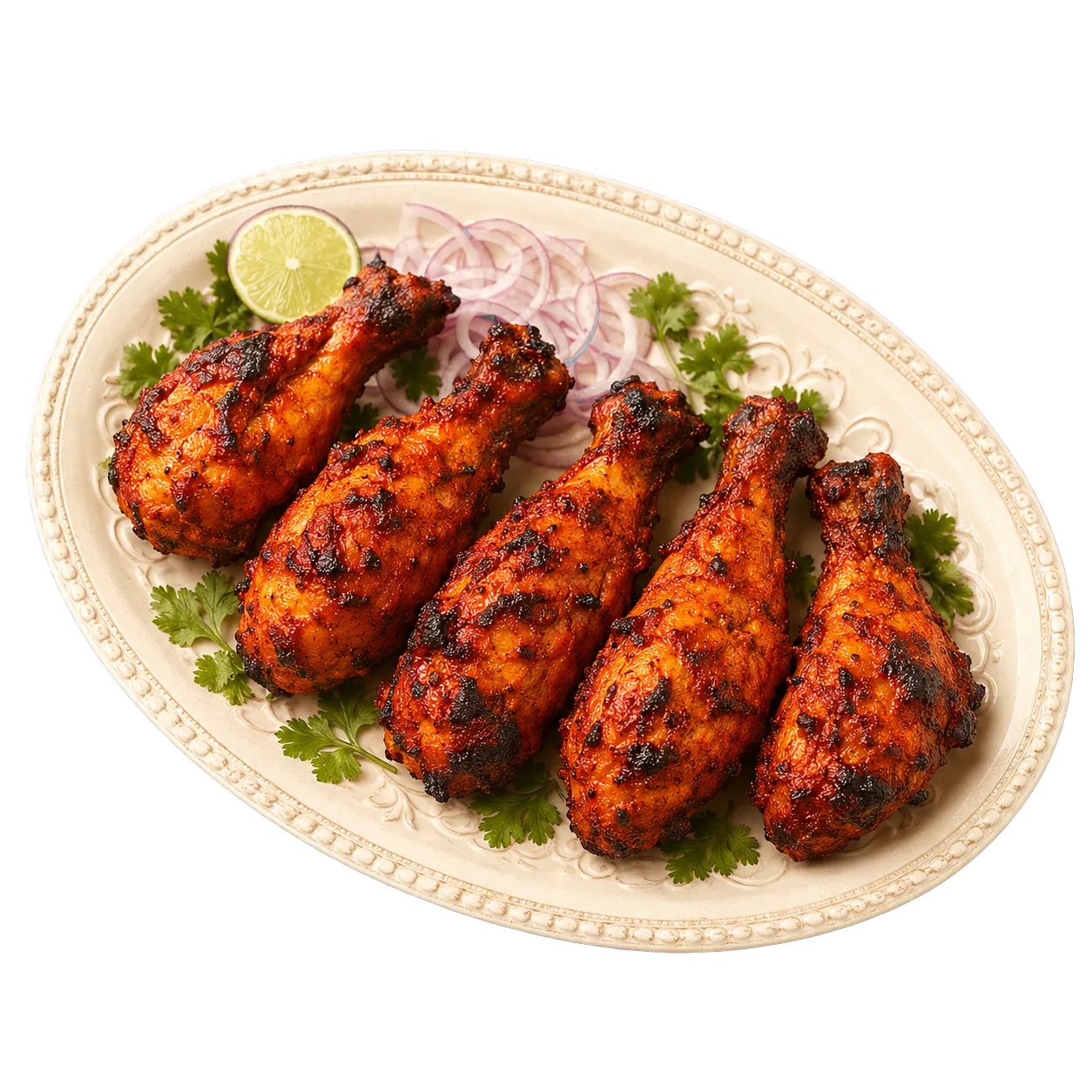 Tandoori chicken tangdi kebabs