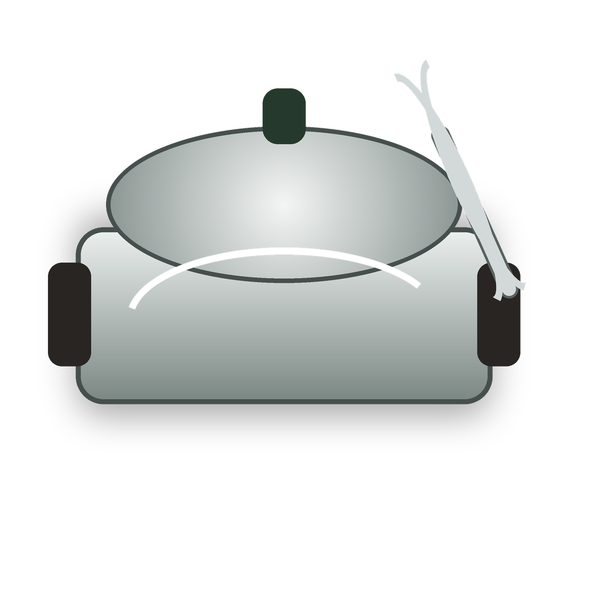 Buffetware chafing dish with serving tongs
