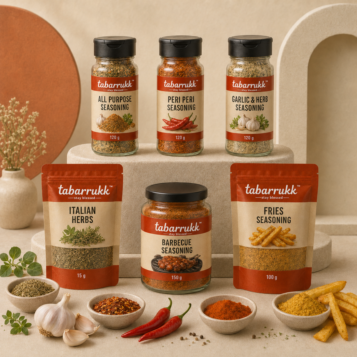 Tabarrukk Seasonings product range