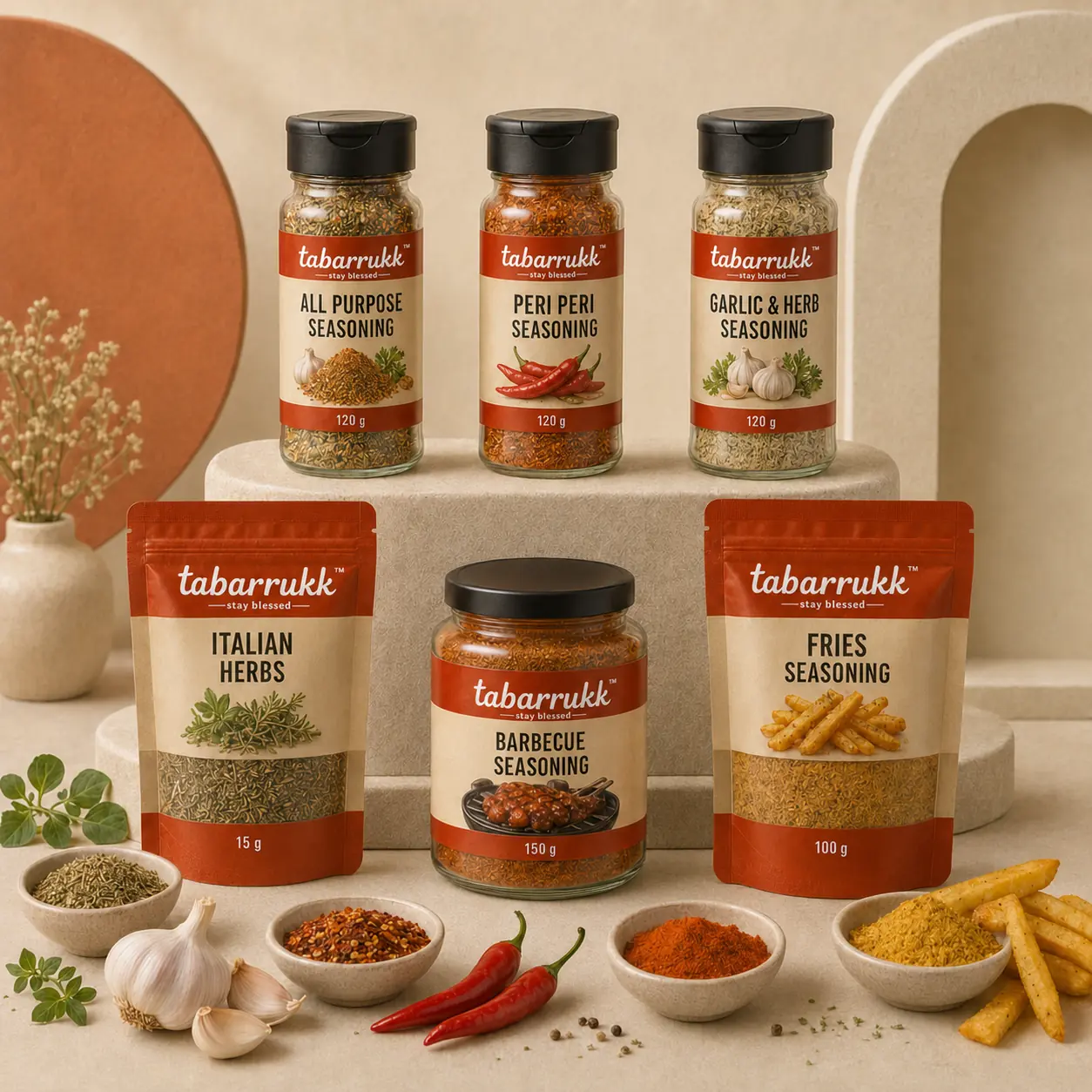Tabarrukk Seasonings product range