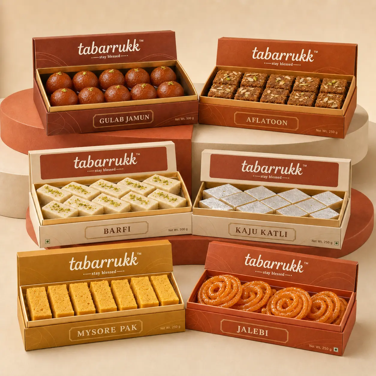 Tabarrukk Sweets product range
