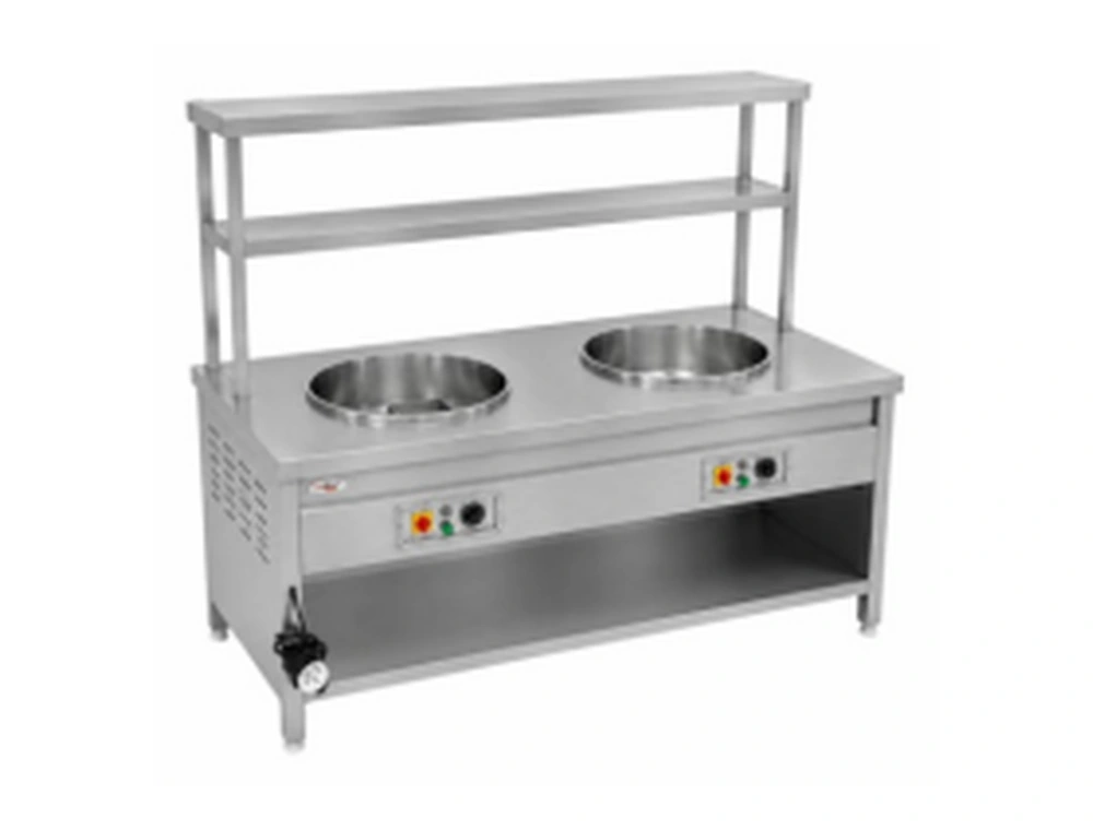 Commercial biryani bain marie counter