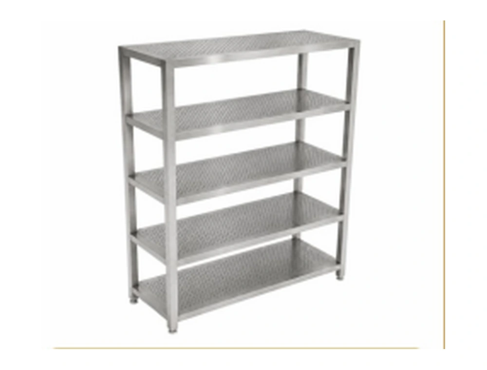 Commercial stainless-steel crockery rack