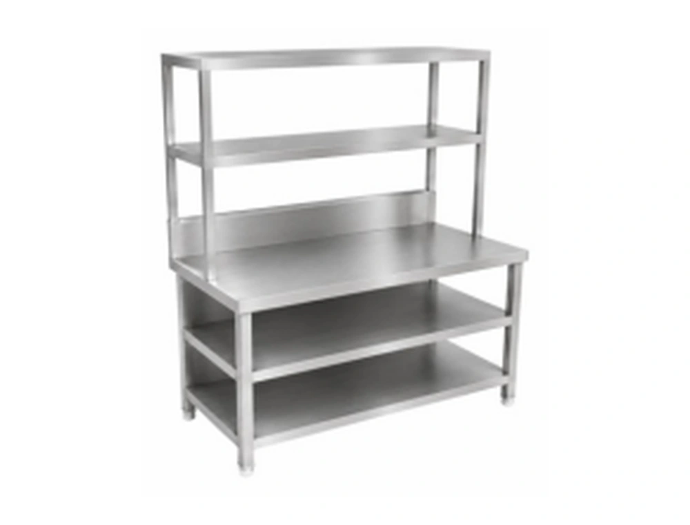 Stainless-steel commercial pickup table
