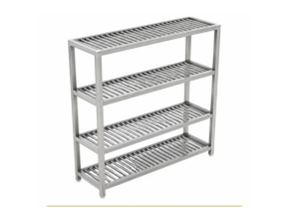 Commercial stainless-steel pot rack