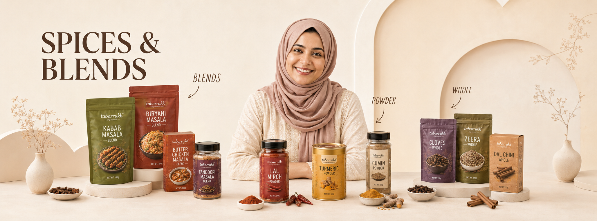 Tabarrukk Spices & Blends hero banner
